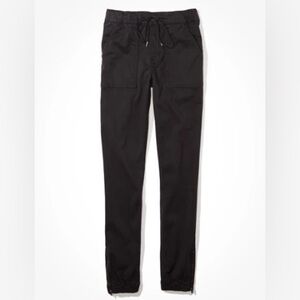 American Eagle High Waisted Black Jegging Jogger Women’s Size 14 Short